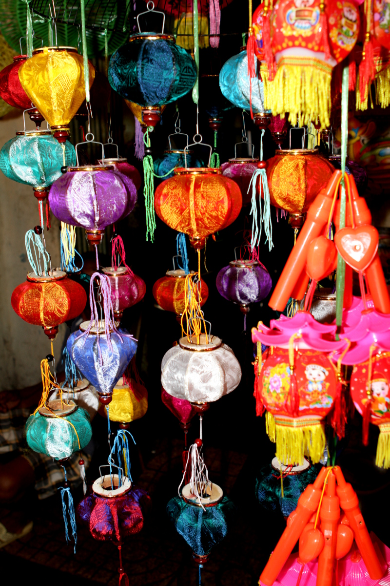 Colourful Asian lanterns