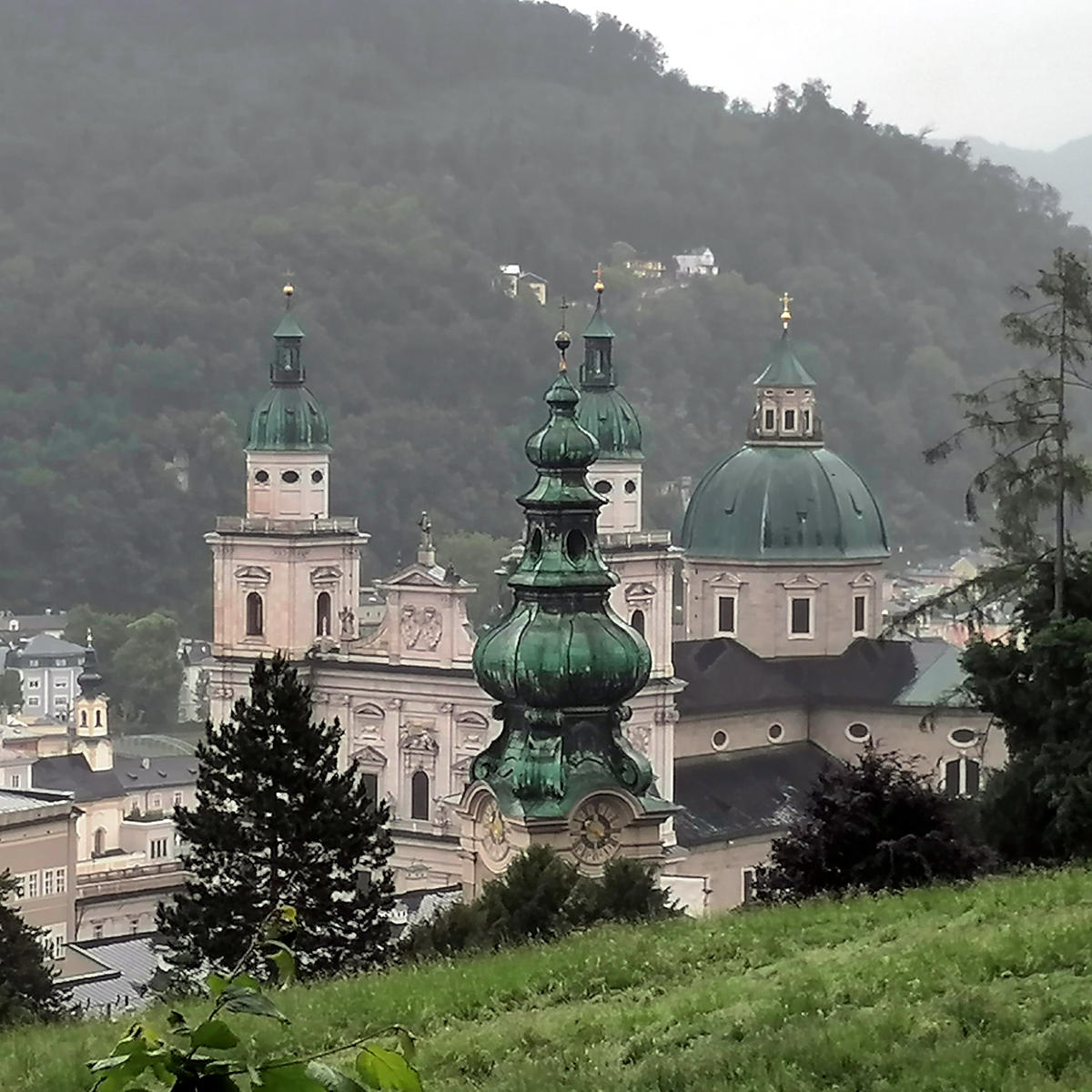 Salzburg im Regen